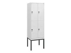 dubbeldekse locker,HxBxD 1950x600x500mm,2x2vak.,vak B 300mm