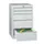 ladekast HxBxD 800x500x600mm 5laden slot RAL7035 front RAL6011