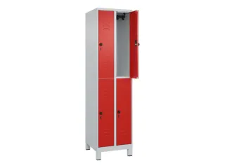 dubbeldekse locker,HxBxD 1950x500x500mm,2x2vak.,vak B 250mm - 2
