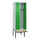 locker met bank,voor scheiding van kleding,HxBxD 2120x600x815mm,2vak