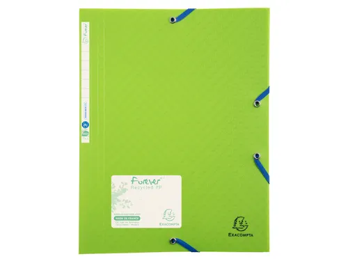 Elastomap 3 kleppen polypropyleen 7/10de Forever PP - A4-Geassorteerd