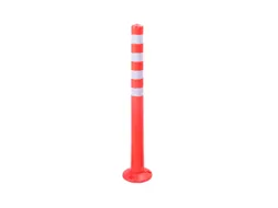 afzetpaal,rond,HxBxD 1000x200x200mm,PU,fluorescerend