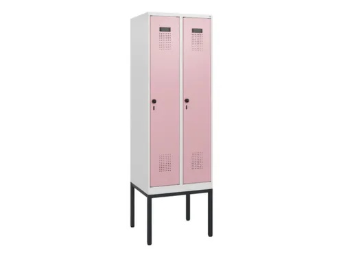 schoollocker,HxBxD 1950x600x500mm,2vak,vak B 300mm,draaigrendel