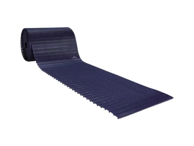 vloermat voor vochtige ruimte,B 500mm,vinyl,blauw