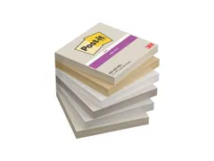 Memoblok Post-it 654 Super Sticky 76x76mm Neutral 6 stuks