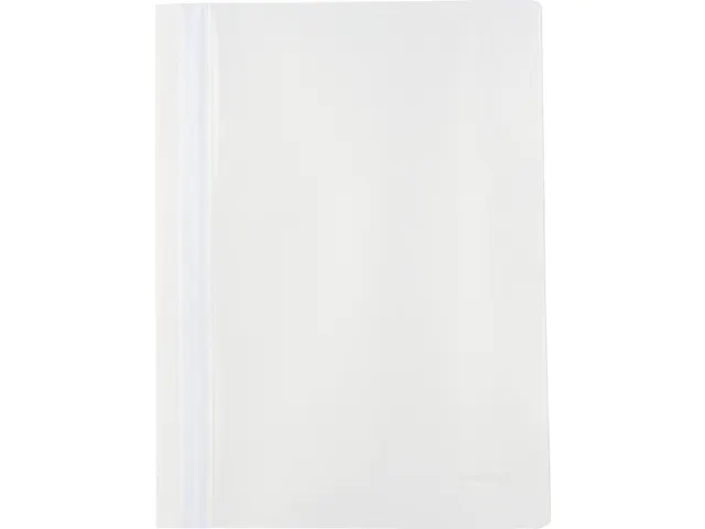 snelhechtmap, ft A4, PP, pak van 25 stuks, wit