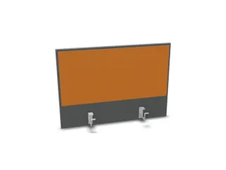 opzetpaneel bureau aanbouw achter MS-donkergrijs BN3005-geel 800mm - 1
