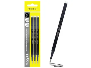 Gelschrijvervulling Online Magixx medium zwart blister à 3 stuks - 1