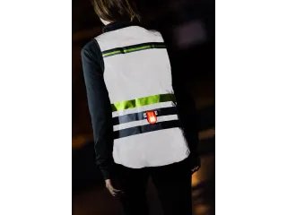 Lucy Jacket Full Reflective Fluohesje Grijs/Geel Maat Small - 5