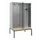 locker met bank,voor scheiding van kleding,HxBxD 2120x1200x815mm,4vak