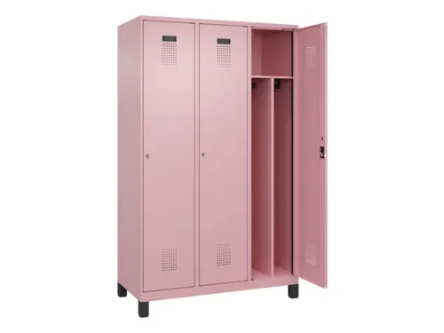 locker voor scheiding van kleding,HxBxD 1950x1200x500mm,3vak
