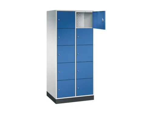 grootvolume-lockersysteem,RAL 7035/RAL 5010,HxBxD 1950x820x600mm
