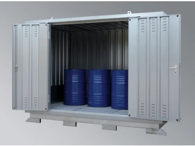 Container Aquatoxische Stoffen BxDxH 3075x2075x2375mm verzinkt