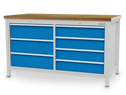 werkbank met opbergruimte,HxBxD 959x1500x750mm,multiplexblad