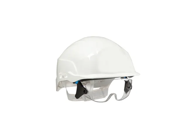 Centurion Spectrum veiligheidshelm met geïntegreerde veiligheidsbril,