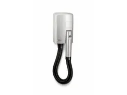 Wandhaardroger Rvs Look Met Slang, Hotello Silver