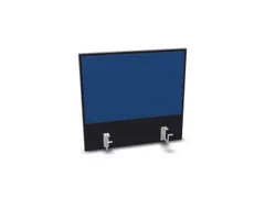 opzetpaneel,v. bureau,aanbouw achter,B 600mm,CC-zwart,BN6016-blauw