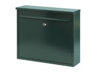 Wandbrievenbus 31.5cm Groen Staal