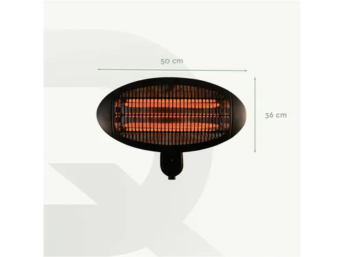 Terrasverwarmer BRASQ PHW100 hangend elektrisch
