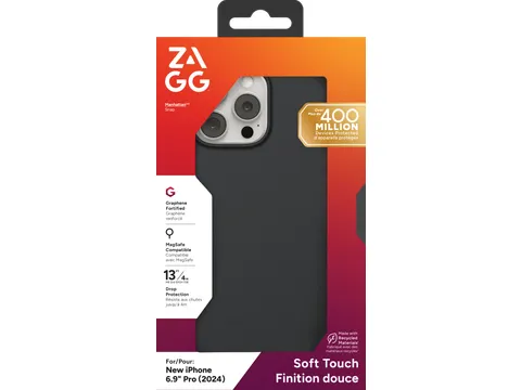 ZAGG Manhattan Snap, Hoes, Apple, iPhone 16 Pro Max, 17,5 cm (6.9 inch