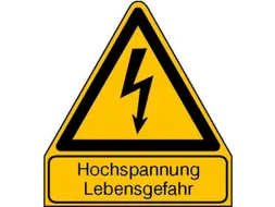 waarschuwings-combibord,v. binnen/buiten,Hoogspanning levensgevaar