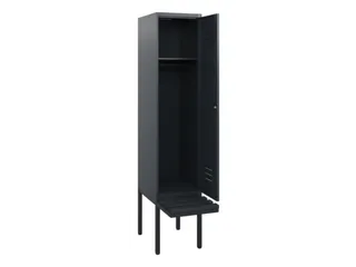 locker met bank,HxBxD 1950x400x815mm,1vak,vak B 400mm,draaigrendel - 2