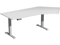 Av. régl. él. hauteur bureau d'angle HxlxP 730-1230x2166x1130mm