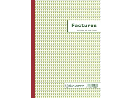 Exacompta Facturen, Ft 29,7 X 21 Cm, Tripli, Franstalig