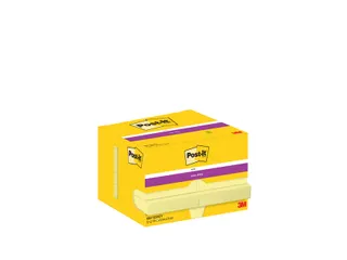 Memoblok Post-it 656 Super Sticky 51x76mm geel 12 stuks - 1