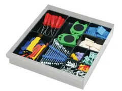 Lade Voor Draaideurkast Ral7035