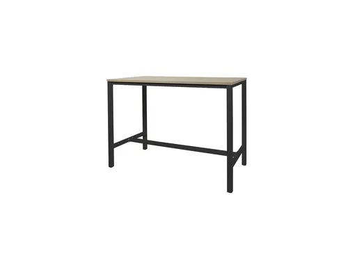Domino Basic Statafel 180x80x110cm Robson Eiken Onderstel Zwart