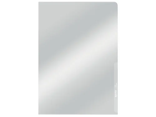 Insteekmap L-map Leitz 4106 Premium A4 0.15mm Helder Pvc Transparant