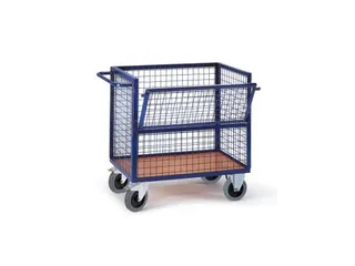 bakwagen met gaas,draagverm. 600kg,laadvl. LxB 975x675mm - 2