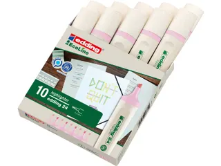 Markeerstift edding 24 EcoLine pastel roze - 4