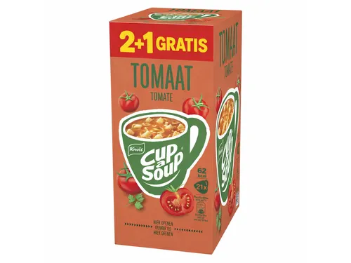 Cup a Soup Knorr tomaat 175ml 2+1 Gratis