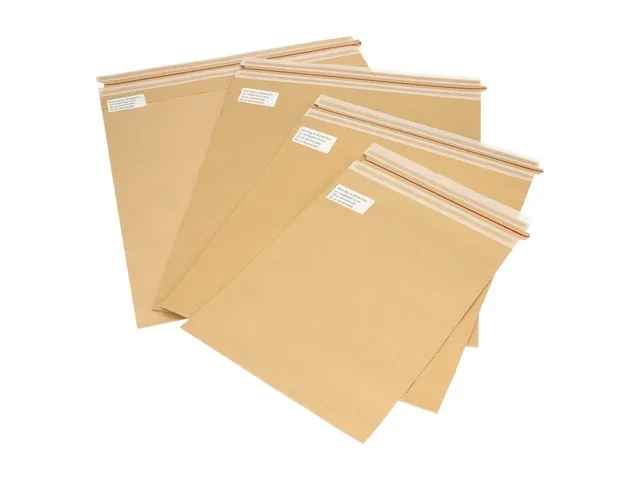 Sendbag verzendverpakking IEZZY 34/38 x 45cm bruin 200 stuks