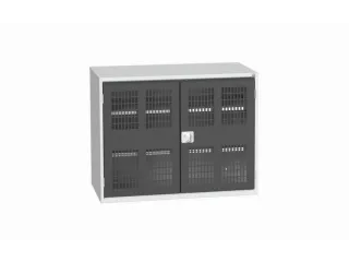 universele kast,HxBxD 900x1300x550mm,2xStalen bodem,draaigrendelslot - 1