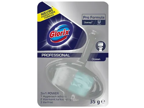 Glorix Toiletblok Ocean met houder 35 gram