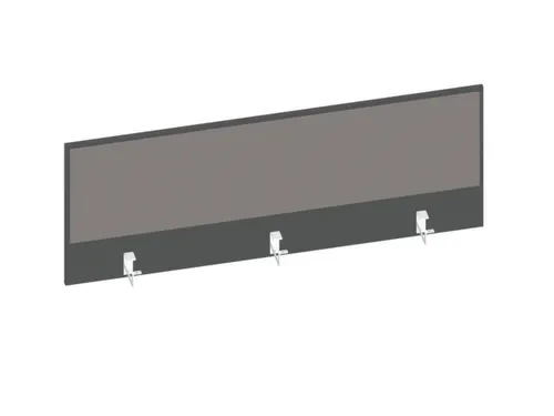 baliepaneel bureau aanbouw achter MS-donkergrijs BN8078-grijs 1400mm