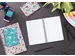 Floral hardcover spiraalschrift B5 gelijnd assorti