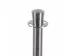 Poteau de balisage chrome avec design boule