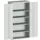 kast met geperforeerde platen,HxBxD 2000x1050x650mm,4xStalen bodem