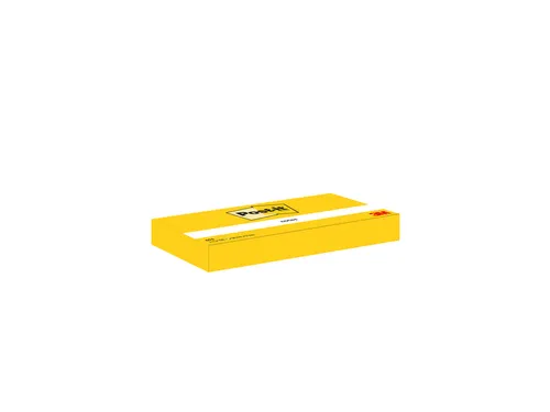 Memoblok Post-it 653 38x51mm geel 3 stuks