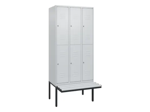 Dubbeldekse dekenkist,HxBxD 2120x900x815mm,3x2vak.,vak B 300mm