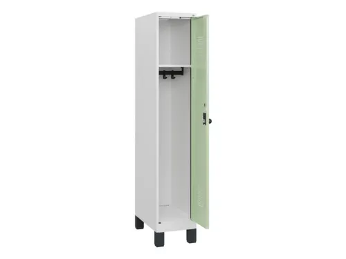 schoollocker,HxBxD 1630x300x500mm,1vak,vak B 300mm,draaigrendel,voeten