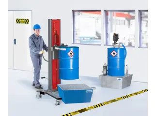 Verrijdbare Vatenheffer,Draagverm. 300Kg,M. Vatenklem - 4