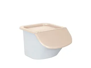 ingrediëntendispenser HxBxD 280x400x440mm 15l PP bak/deksel wit/beige - 1