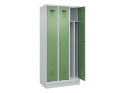 locker voor scheiding van kleding,HxBxD 1950x900x500mm,3vak