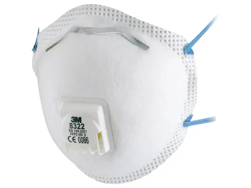 3M 8322 FFP2 mondmasker met ventiel, per 10 stuks