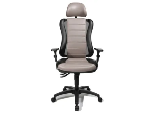 Bureaustoel Bekleding Zwart-grijs Zitting 420-530x 500x 470mm